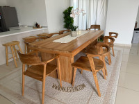 Teak Modern Dining Table