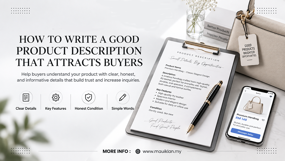 How to Write a Good Product Description That Attracts Buyers