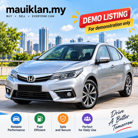 DEMO – Silver Sedan Car for Sale