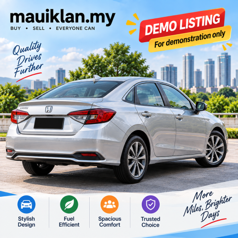 DEMO – Silver Sedan Car for Sale