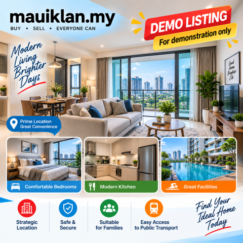 DEMO – Modern Apartment/Condo with Complete Facilities