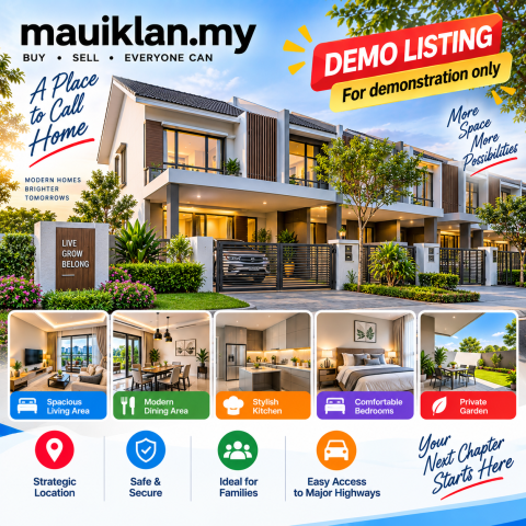 DEMO – Modern 2-Storey Terrace/Link House