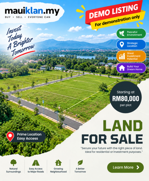 DEMO – Residential Land for Sale in Strategic Location