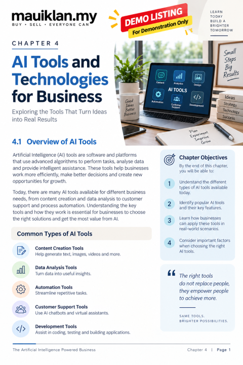 DEMO – Artificial Intelligence Powered Business e-Book 5