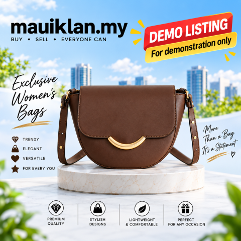 DEMO - Exclusive Women’s Brown Crossbody Bag – Elegant & Stylish
