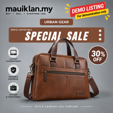 DEMO - Urban Gear Men’s Laptop Bag