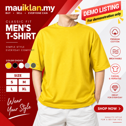 [DEMO] - Classic Fit Men’s T-Shirt 3