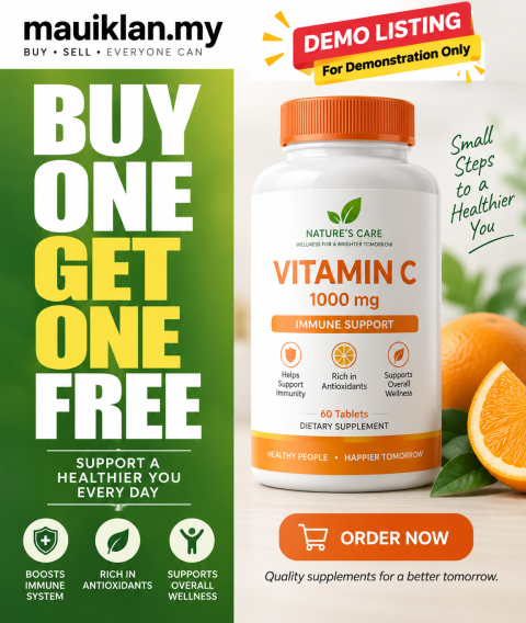 DEMO – Vitamin C 1000 mg Dietary Supplement – 60 Tablets