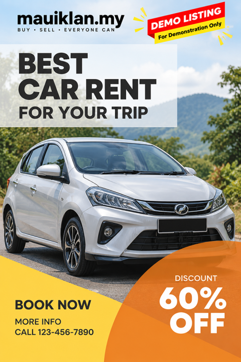 [DEMO] – Perodua Car Rental for Daily & Short-Term Hire
