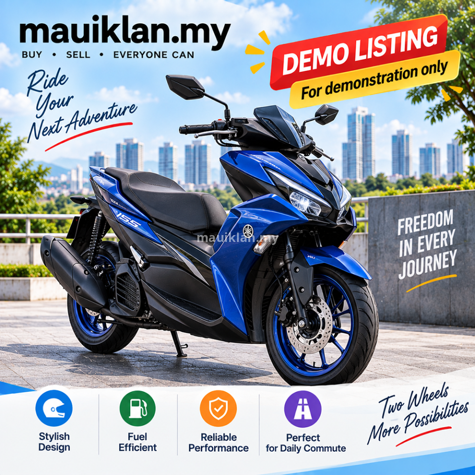 DEMO – Stylish 155cc Automatic Scooter