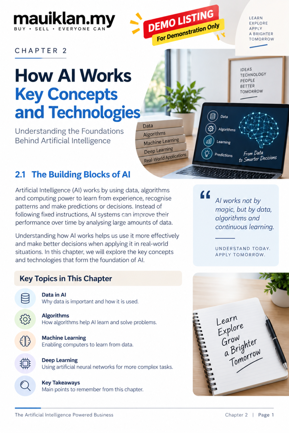DEMO – Artificial Intelligence Powered Business e-Book