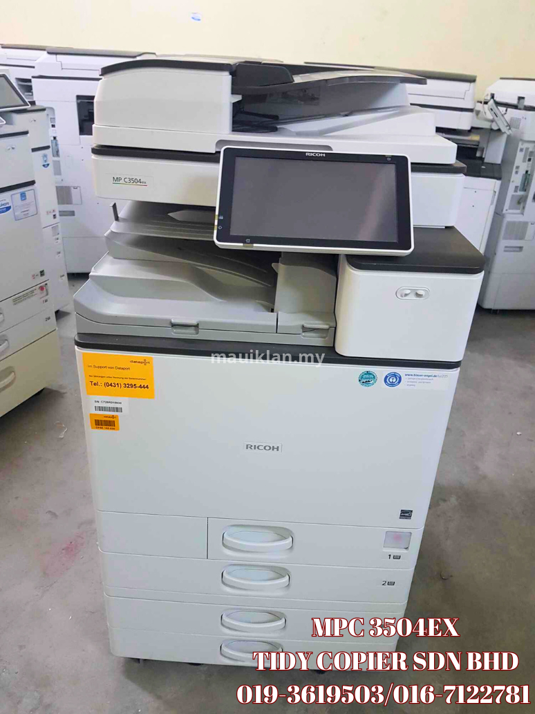 Ricoh Photocopier Machine Mpc 3504